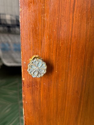 Mesilla Vintage Madera Tallada