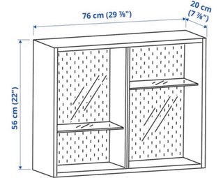 Vitrina Ikea Uppspel negra