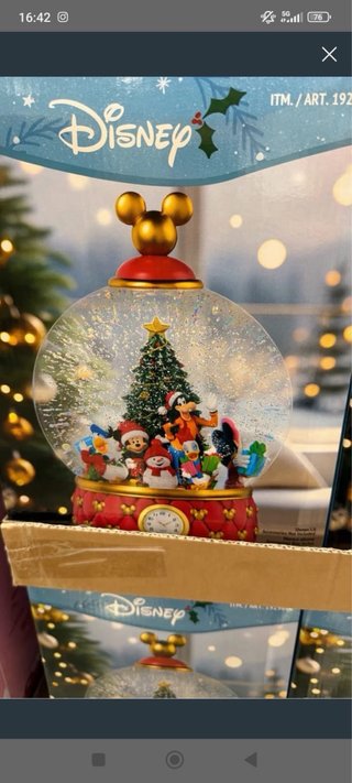 Bola de Nieve Disney Mickey Linterna
