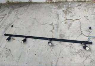Foco LED Negro para Carril