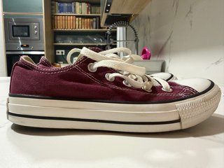 Converse plataforma rojas
