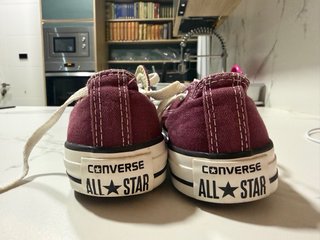 Converse plataforma rojas