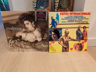 Vinilos Madonna Like a Virgin y Éxitos Internacion