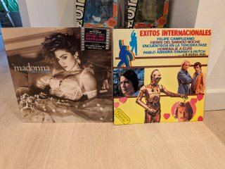 Vinilos Madonna Like a Virgin y Éxitos Internacion
