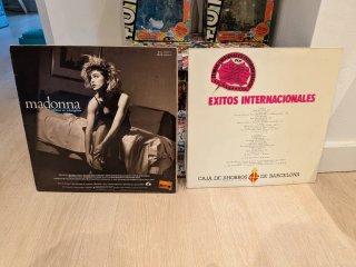 Vinilos Madonna Like a Virgin y Éxitos Internacion