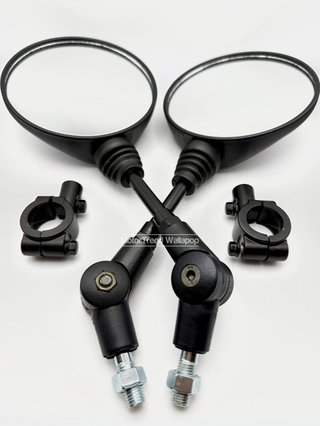 Espejos retrovisores moto plegables 10mm + Adaptad