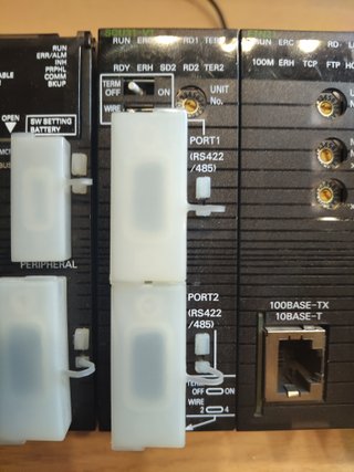 PLC OMRON CJ1M completo + Ethernet + Analógico
