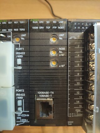 PLC OMRON CJ1M completo + Ethernet + Analógico