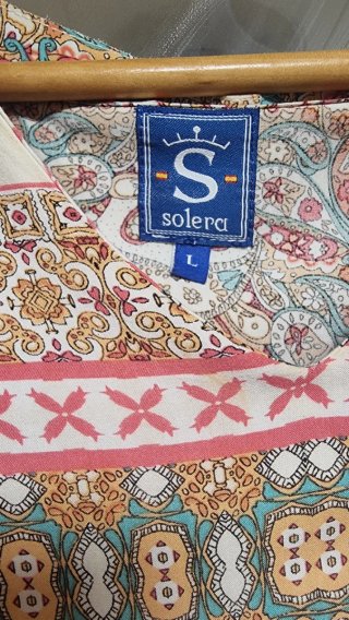 Vestido Solera Talla Única Multicolor