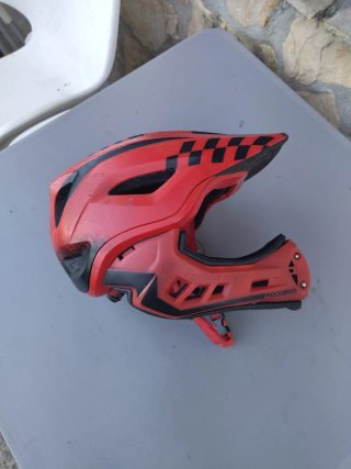 Casco integral MTB/Bici/Patinete Rojo