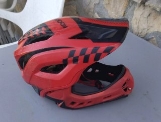 Casco integral MTB/Bici/Patinete Rojo