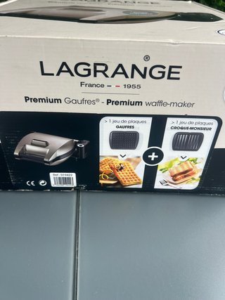 Gofrera Sandwichera Lagrange Premium Taupe