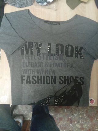 Lote 2 Camisetas Stradivarius Manga Murciélago