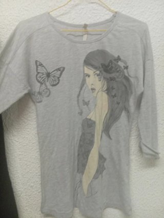 Lote 2 Camisetas Stradivarius Manga Murciélago