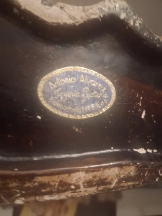 Busto Virgen Orante Antiguo restaurar