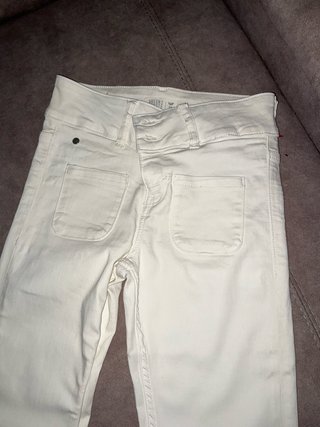 Pantalón vaquero blanco