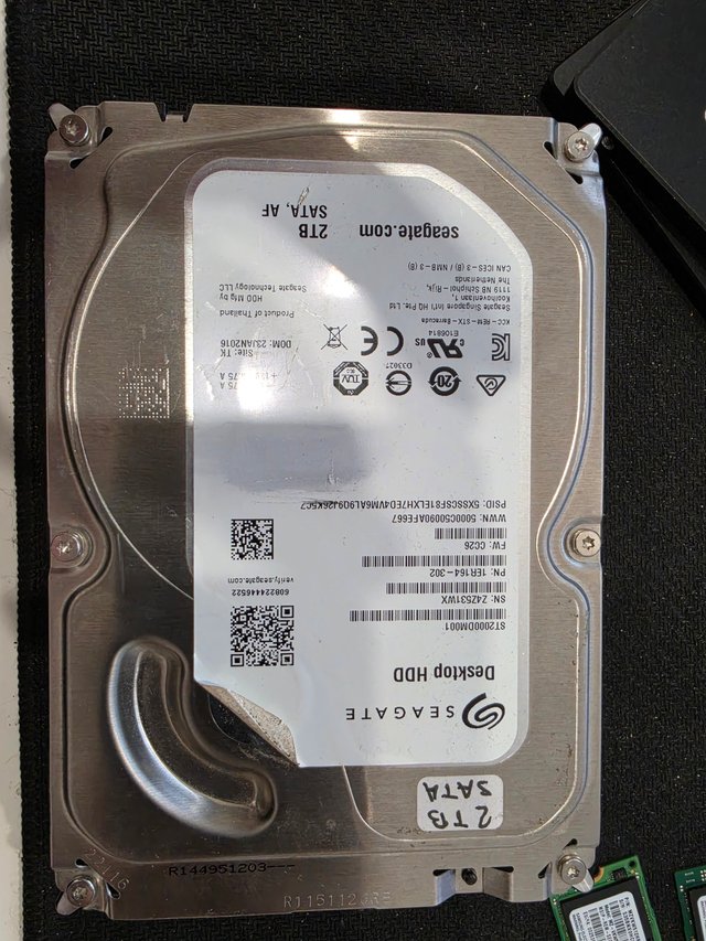 Disco Duro Seagate 2TB SATA