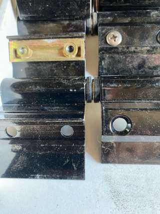 Bisagras Aluminio 40x20 PLATA