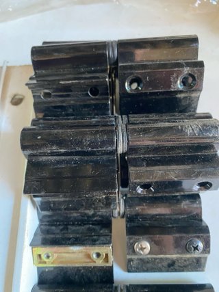 Bisagras Aluminio 40x20 PLATA