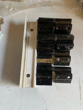 Bisagras Aluminio 40x20 PLATA