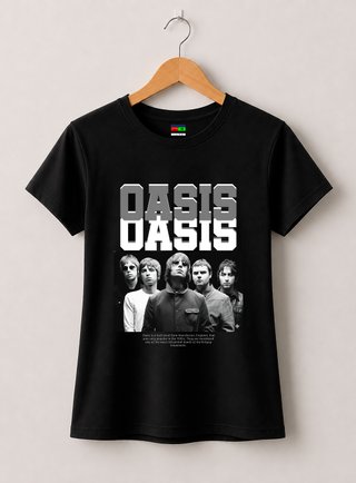 Camiseta Oasis 258 Musica Mujer