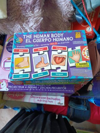 Juego educativo El Cuerpo Humano Bilingüe