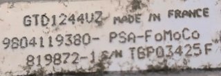 Turbo Citroën Peugeot 1.6 HDI