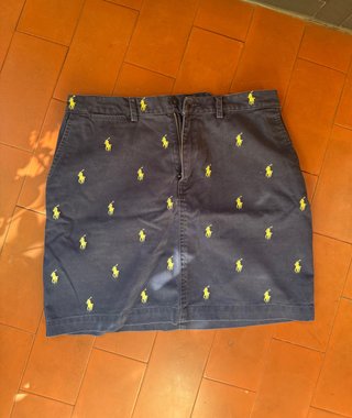 Falda Polo Ralph Lauren Logo Azul Marino