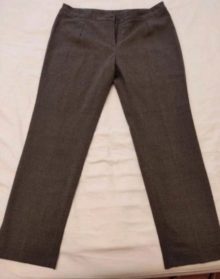 Pantaloni Principe di Galles TG 50 dritti