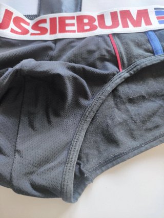 Slip Aussiebum Negro