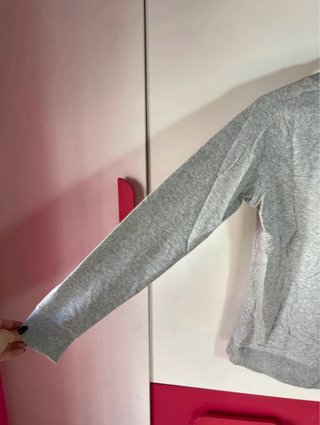 Sudadera Decathlon Gris Manga Larga