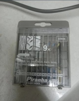 Caladora 400 w + hojas Piranha