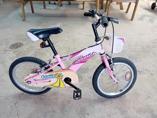 Bicicleta infantil California rosa