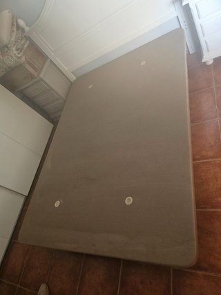 Somier Cama 135cm Beige
