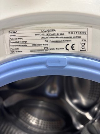 Lavadora Haier 7kg