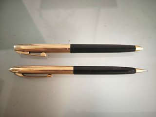 Lote Bolígrafo y Portaminas Sheaffer Oro