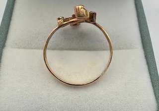 Anillo oro 18 kt con diamantes