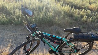 Bicicleta Megamo con motor Bagfan 250W, 36V