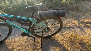 Bicicleta Megamo con motor Bagfan 250W, 36V
