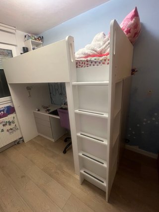 Cama alta escritorio IKEA Smastad