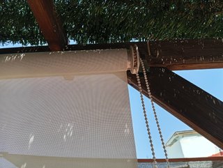 Estor 190x195 cm ideal como pantalla proyector