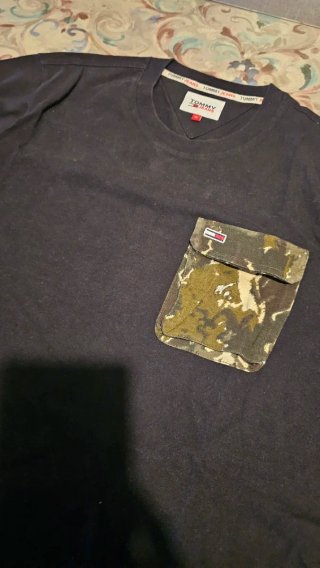Camiseta Tommy Jeans Talla XL Negra