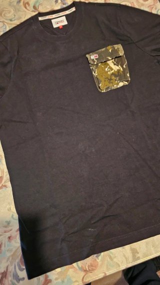 Camiseta Tommy Jeans Talla XL Negra