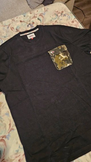 Camiseta Tommy Jeans Talla XL Negra