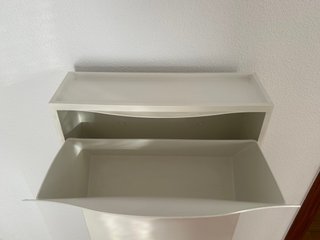 Zapatero Ikea TRONES blanco (3 módulos)