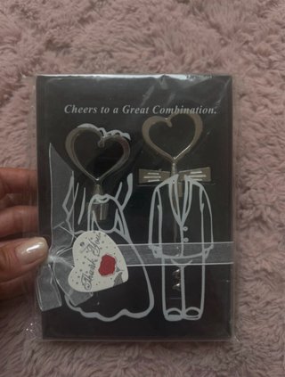 Apribottiglie Set Matrimonio Cuore