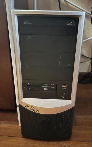 Ordenador HP Negro y Blanco