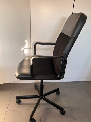 Silla de escritorio Ikea Renberget Negra