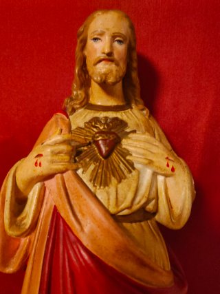 Sagrado Corazón de Jesús Vintage 41cm