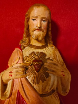 Sagrado Corazón de Jesús Vintage 41cm